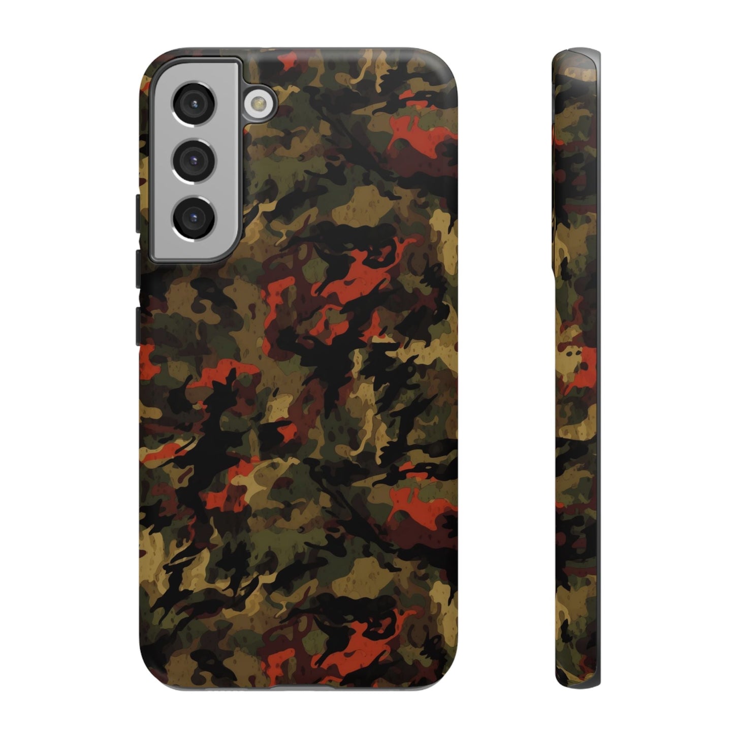 Red Woodland Camo Samsung Case - BOGO Cases