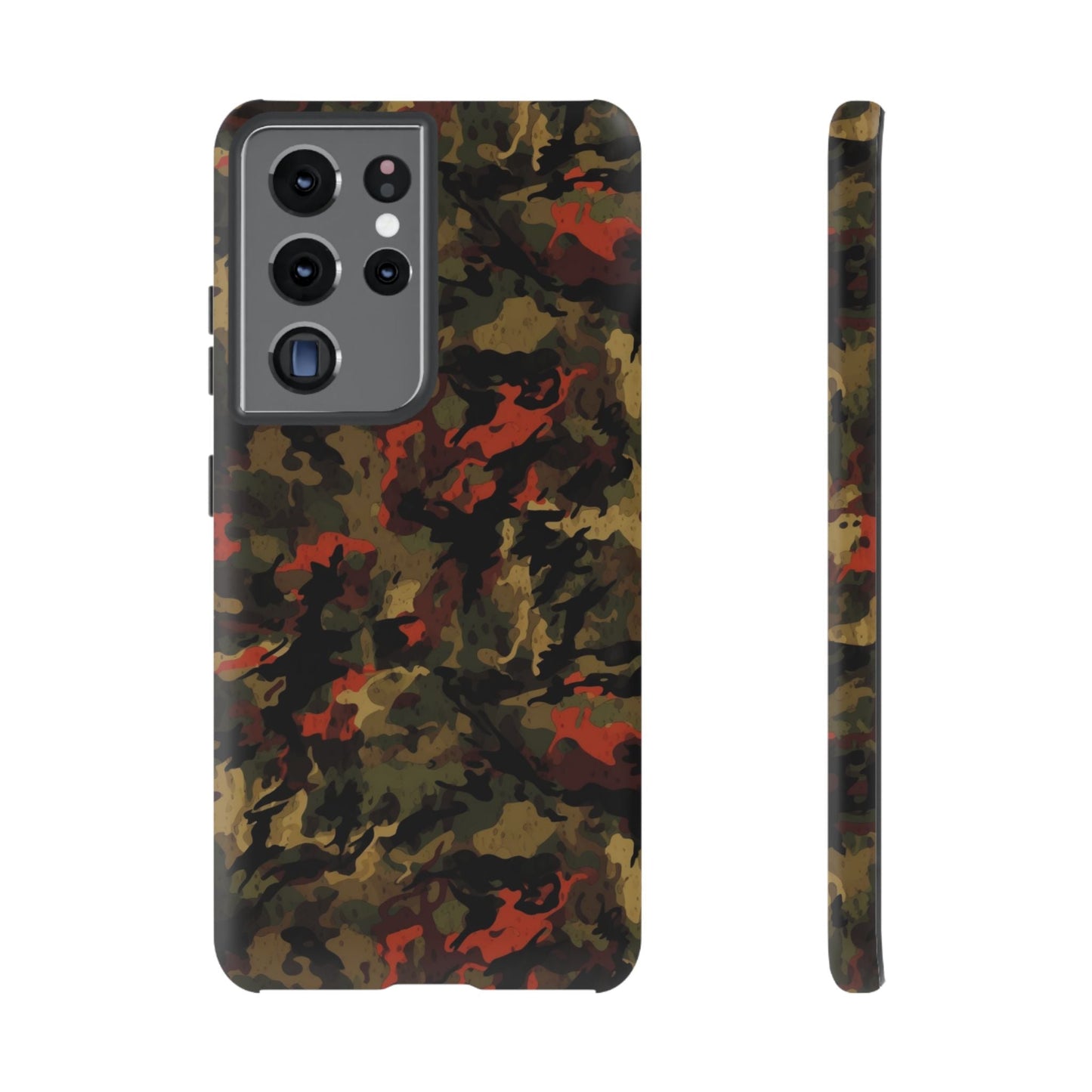 Red Woodland Camo Samsung Case - BOGO Cases