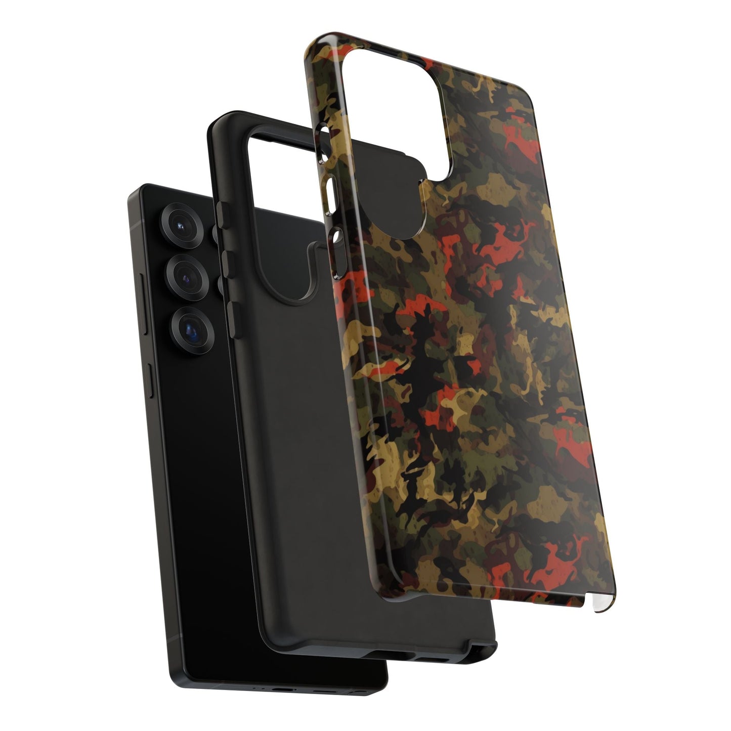 Red Woodland Camo Samsung Case - BOGO Cases