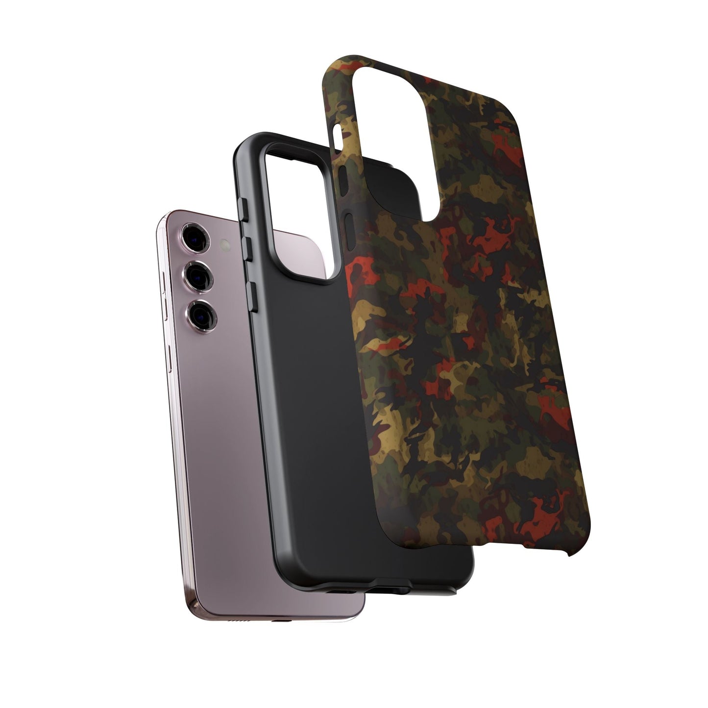 Red Woodland Camo Samsung Case - BOGO Cases