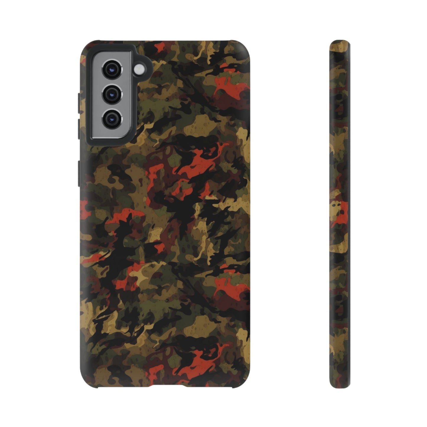 Red Woodland Camo Samsung Case - BOGO Cases
