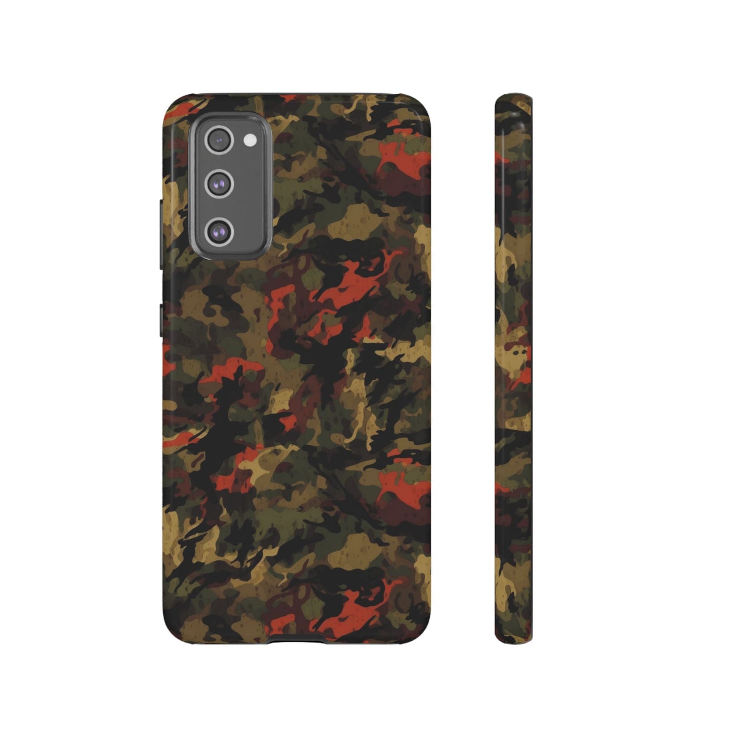 Red Woodland Camo Samsung Case - BOGO Cases