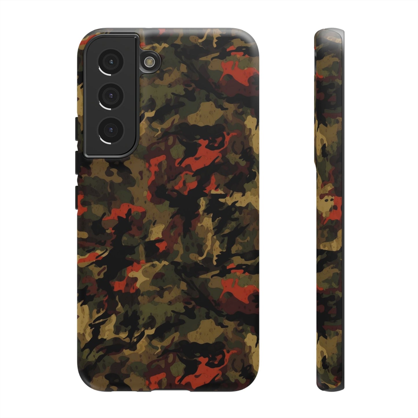 Red Woodland Camo Samsung Case - BOGO Cases