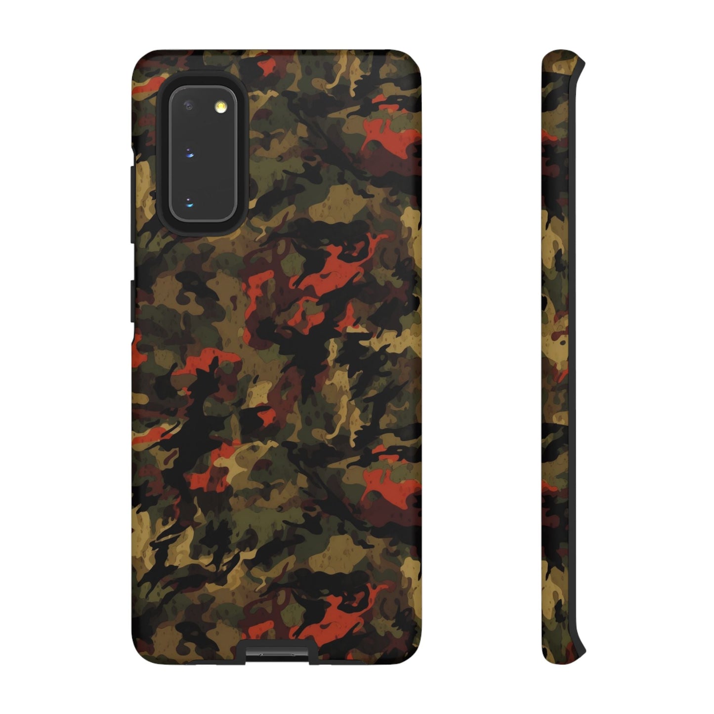 Red Woodland Camo Samsung Case - BOGO Cases