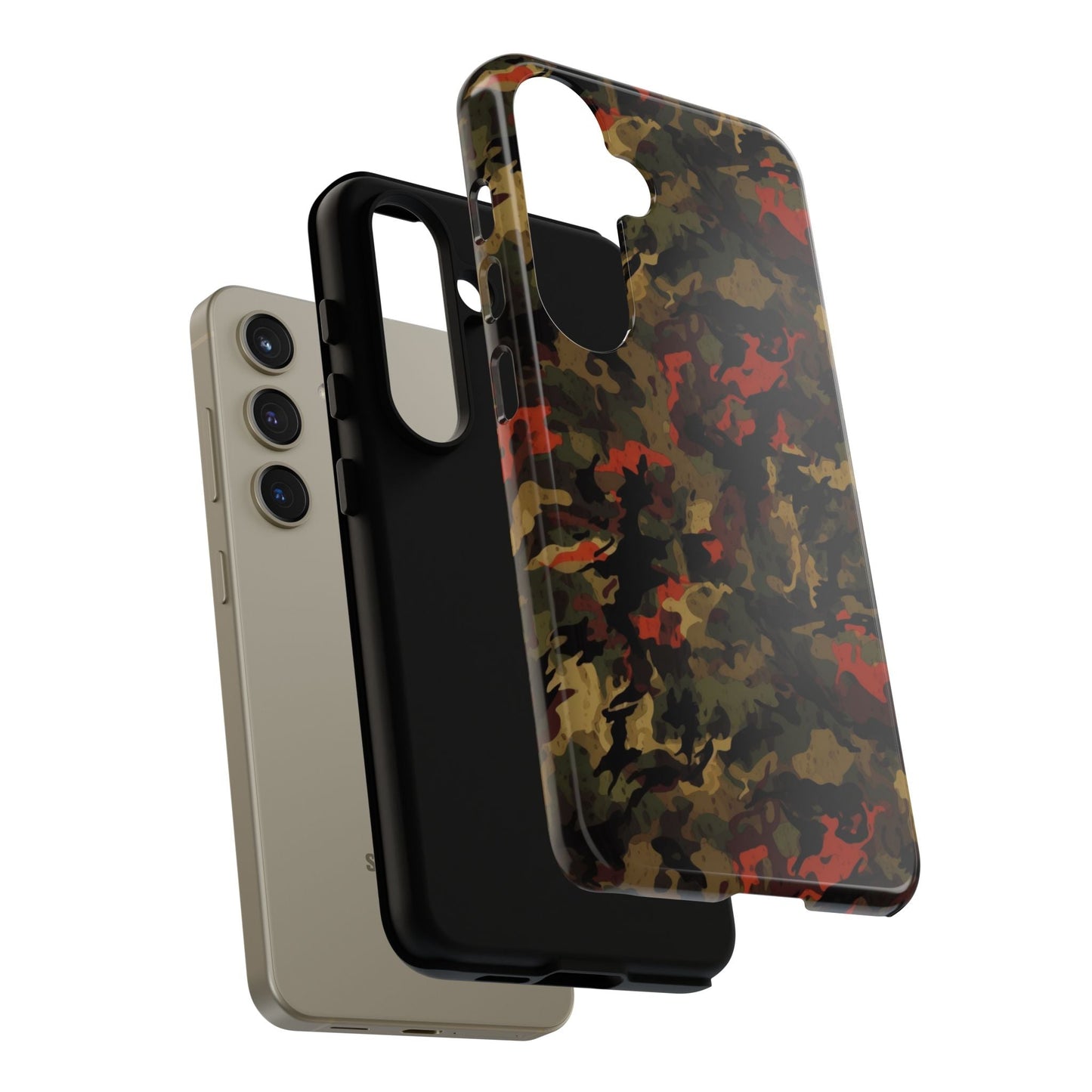 Red Woodland Camo Samsung Case - BOGO Cases