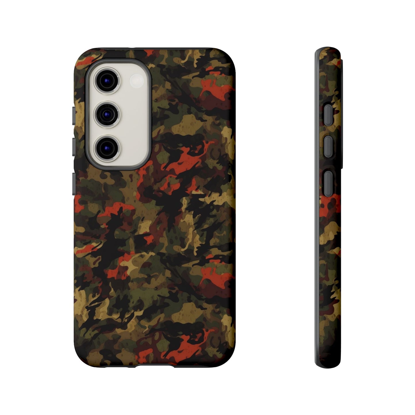 Red Woodland Camo Samsung Case - BOGO Cases