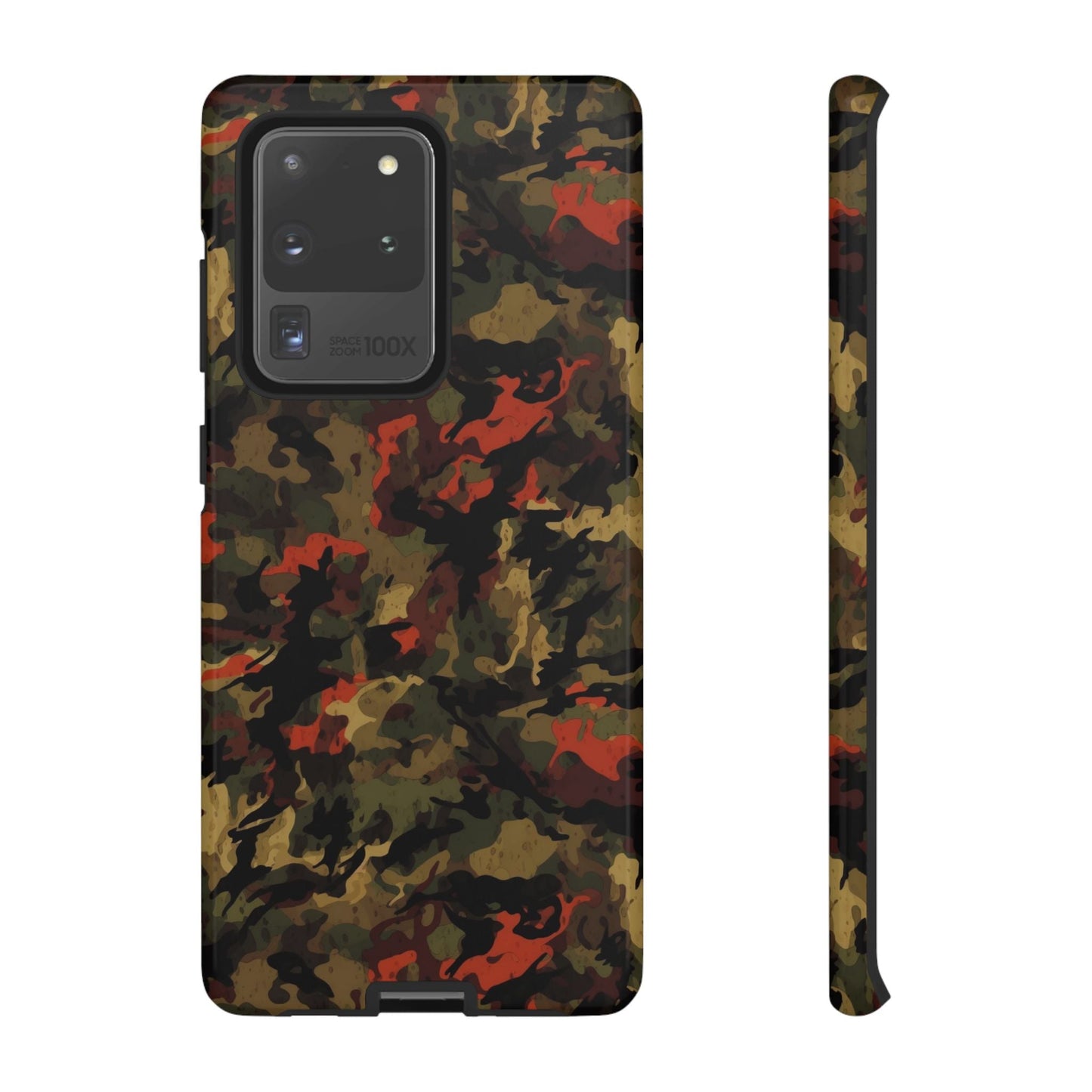Red Woodland Camo Samsung Case - BOGO Cases