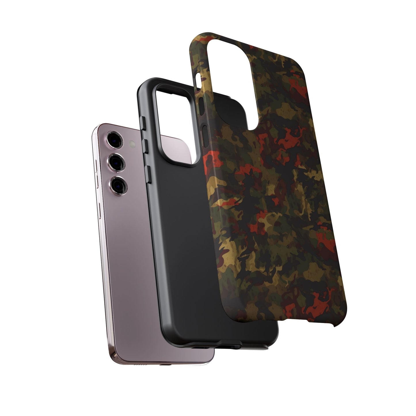 Red Woodland Camo Samsung Case - BOGO Cases