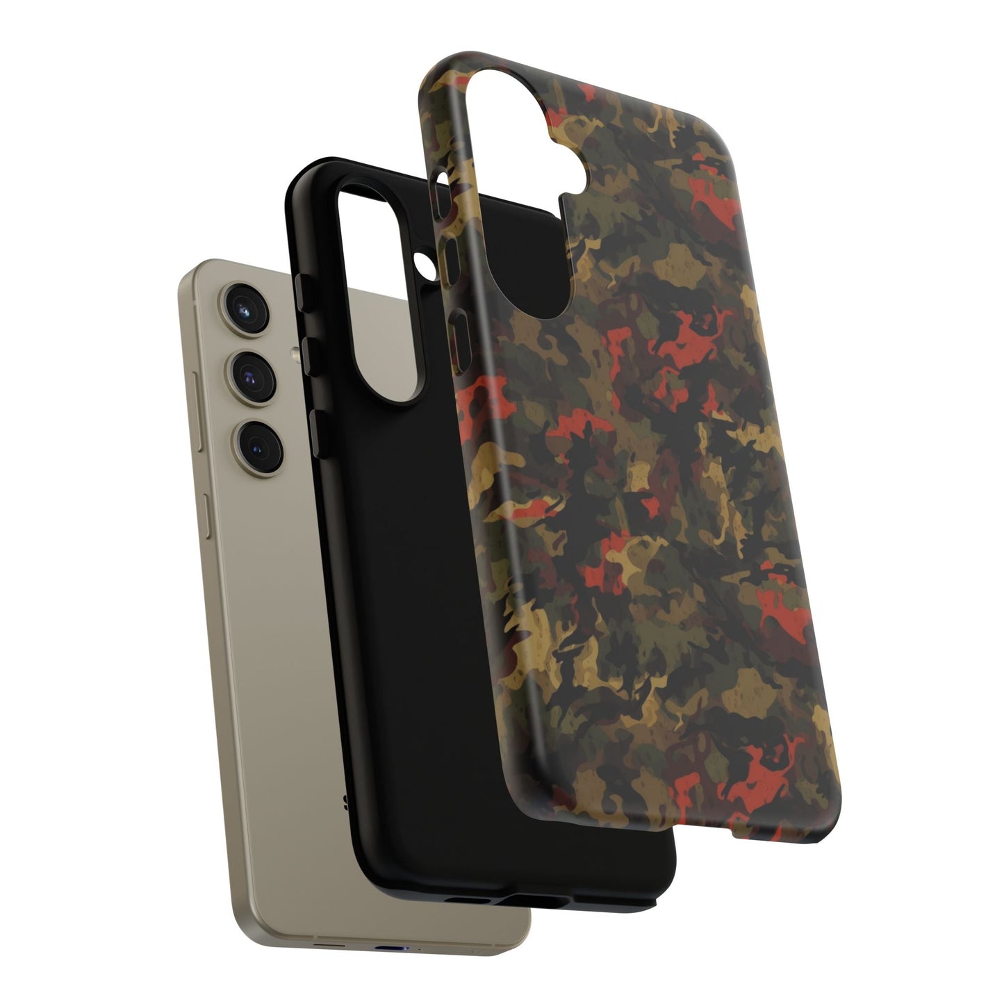 Red Woodland Camo Samsung Case - BOGO Cases