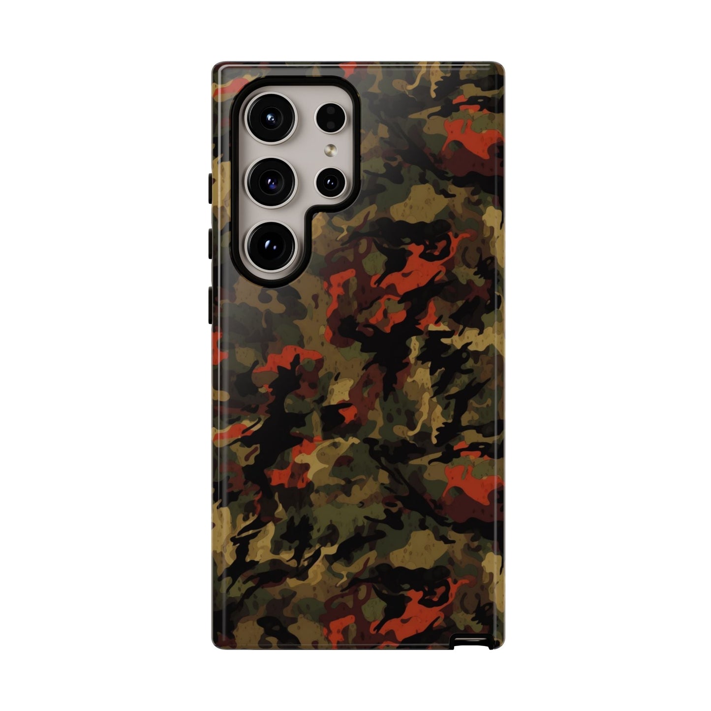 Red Woodland Camo Samsung Case - BOGO Cases