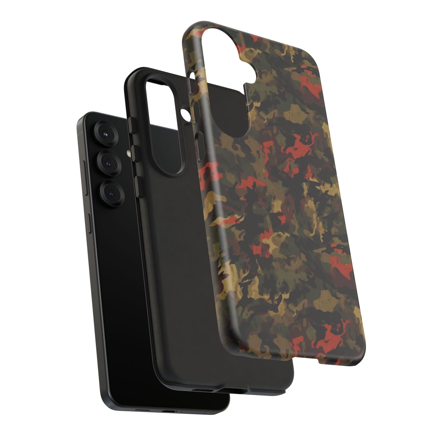 Red Woodland Camo Samsung Case - BOGO Cases
