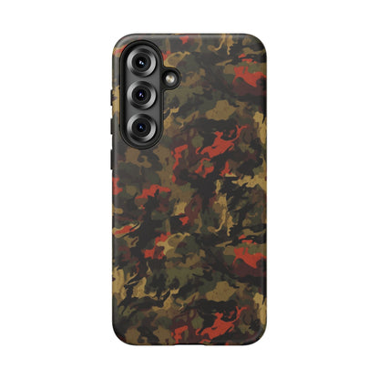 Red Woodland Camo Samsung Case - BOGO Cases