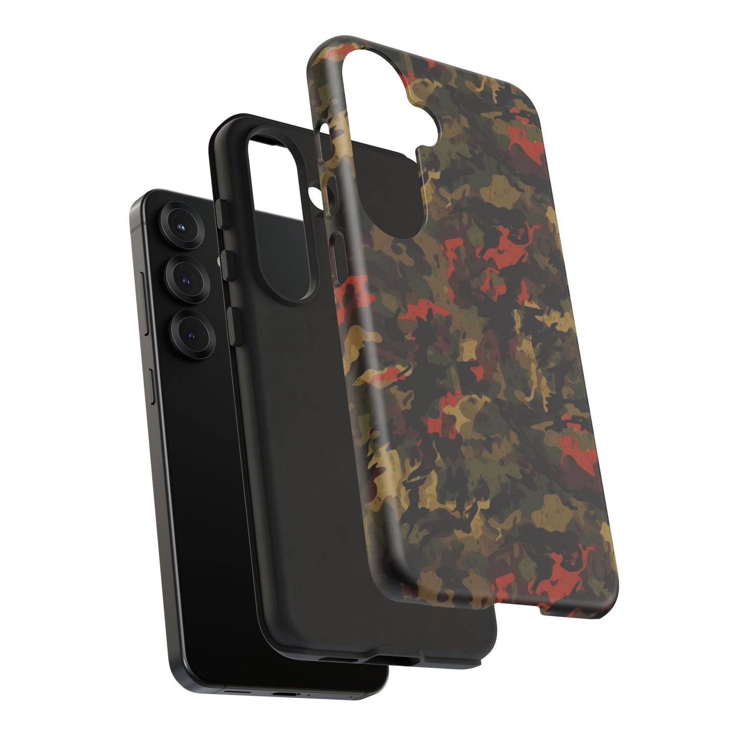 Red Woodland Camo Samsung Case - BOGO Cases