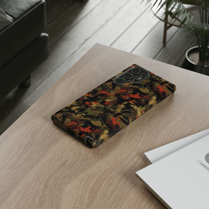 Red Woodland Camo Samsung Case - BOGO Cases