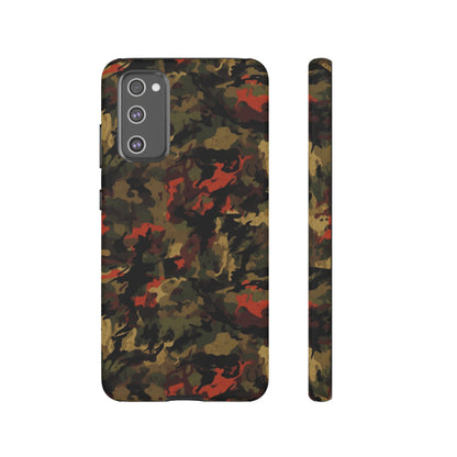 Red Woodland Camo Samsung Case - BOGO Cases