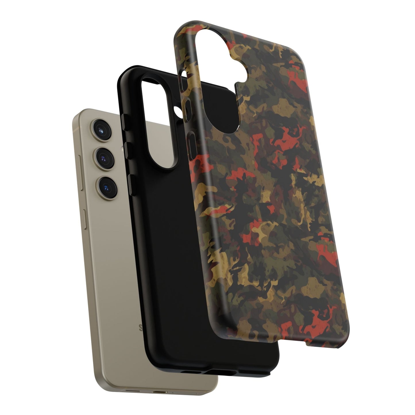 Red Woodland Camo Samsung Case - BOGO Cases