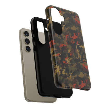 Red Woodland Camo Samsung Case - BOGO Cases