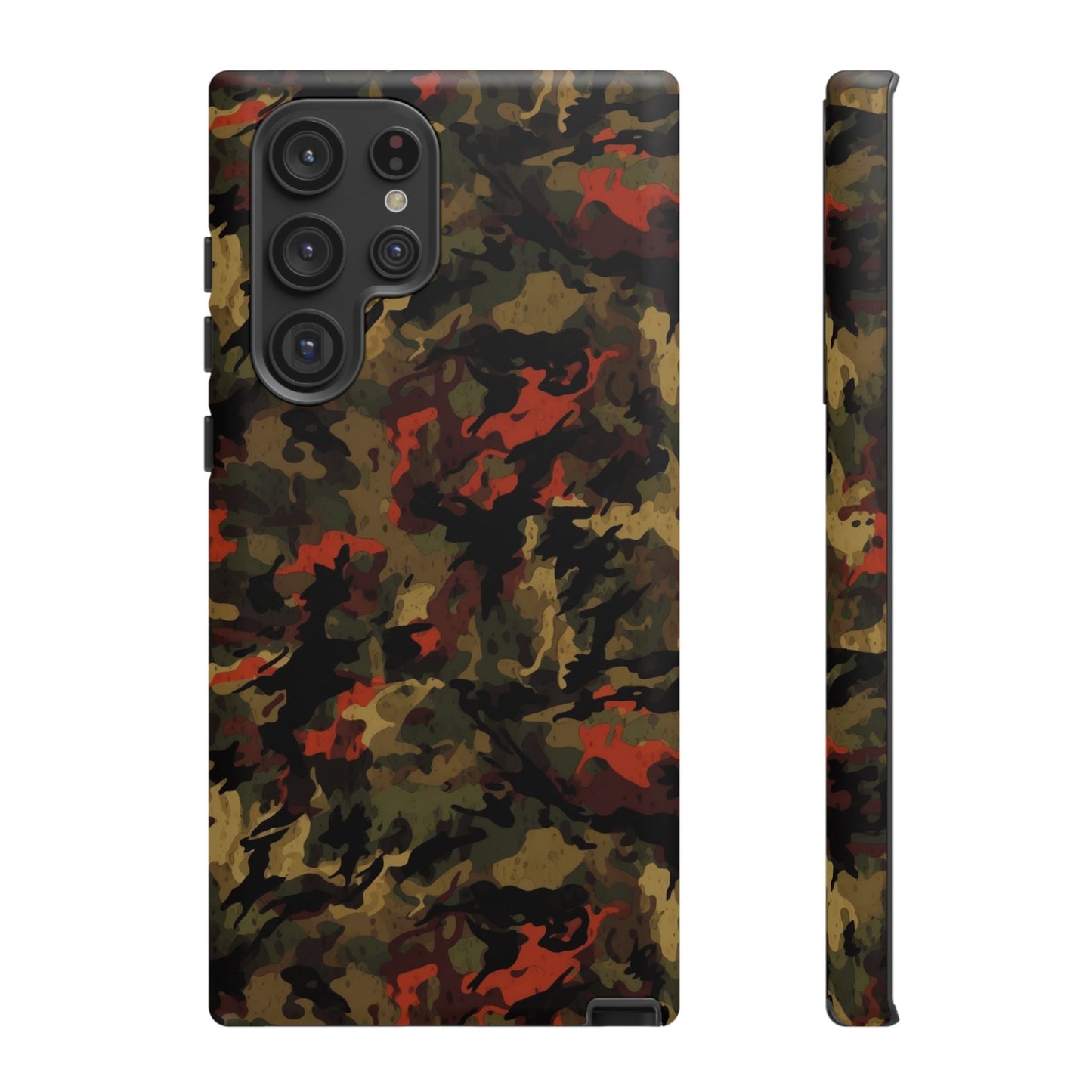 Red Woodland Camo Samsung Case - BOGO Cases
