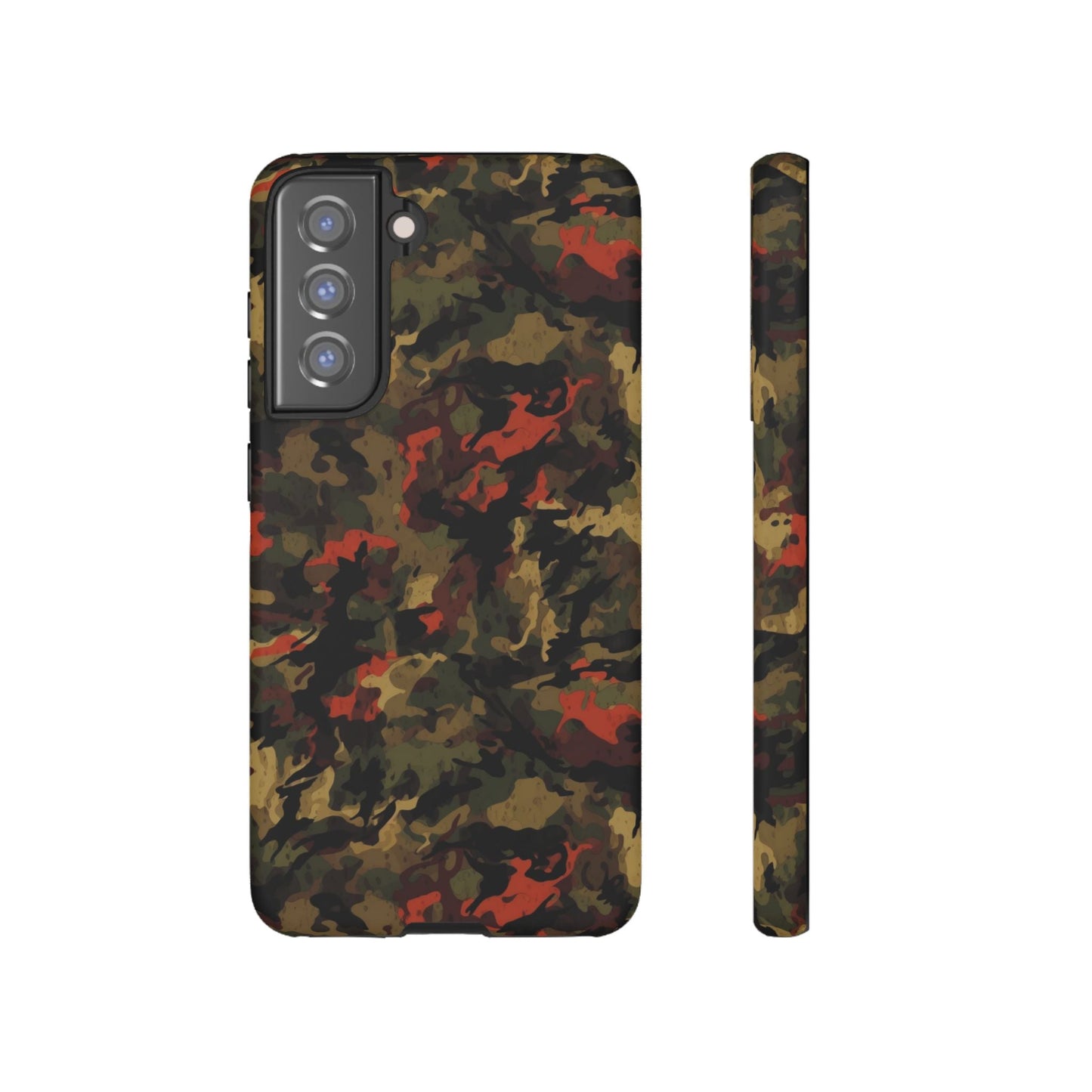 Red Woodland Camo Samsung Case - BOGO Cases