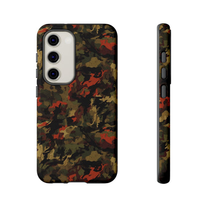 Red Woodland Camo Samsung Case - BOGO Cases