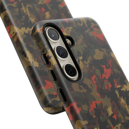 Red Woodland Camo Samsung Case - BOGO Cases