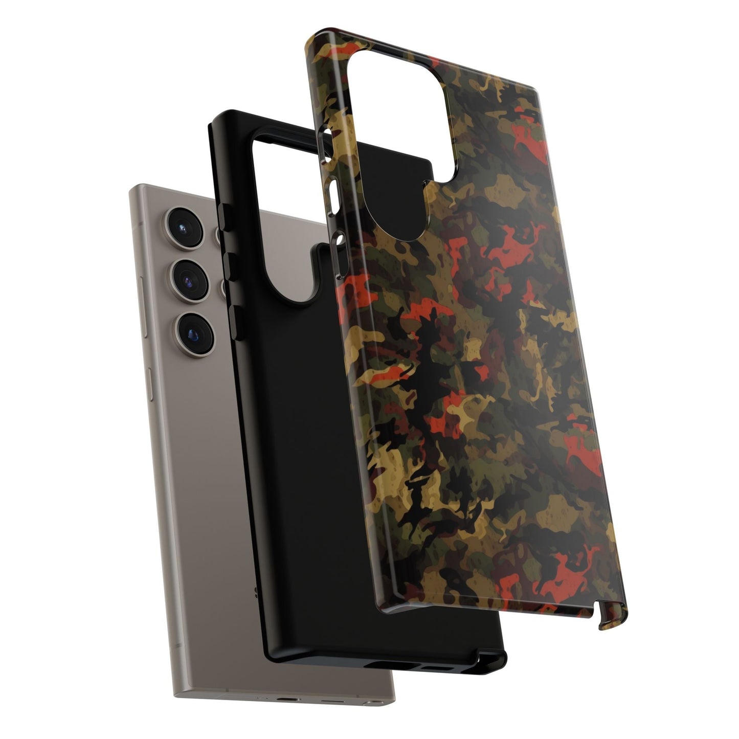 Red Woodland Camo Samsung Case - BOGO Cases