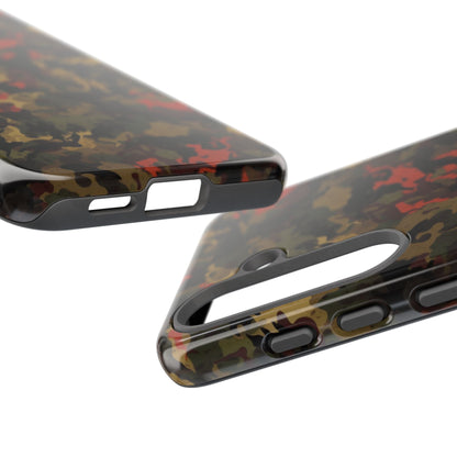 Red Woodland Camo Samsung Case - BOGO Cases