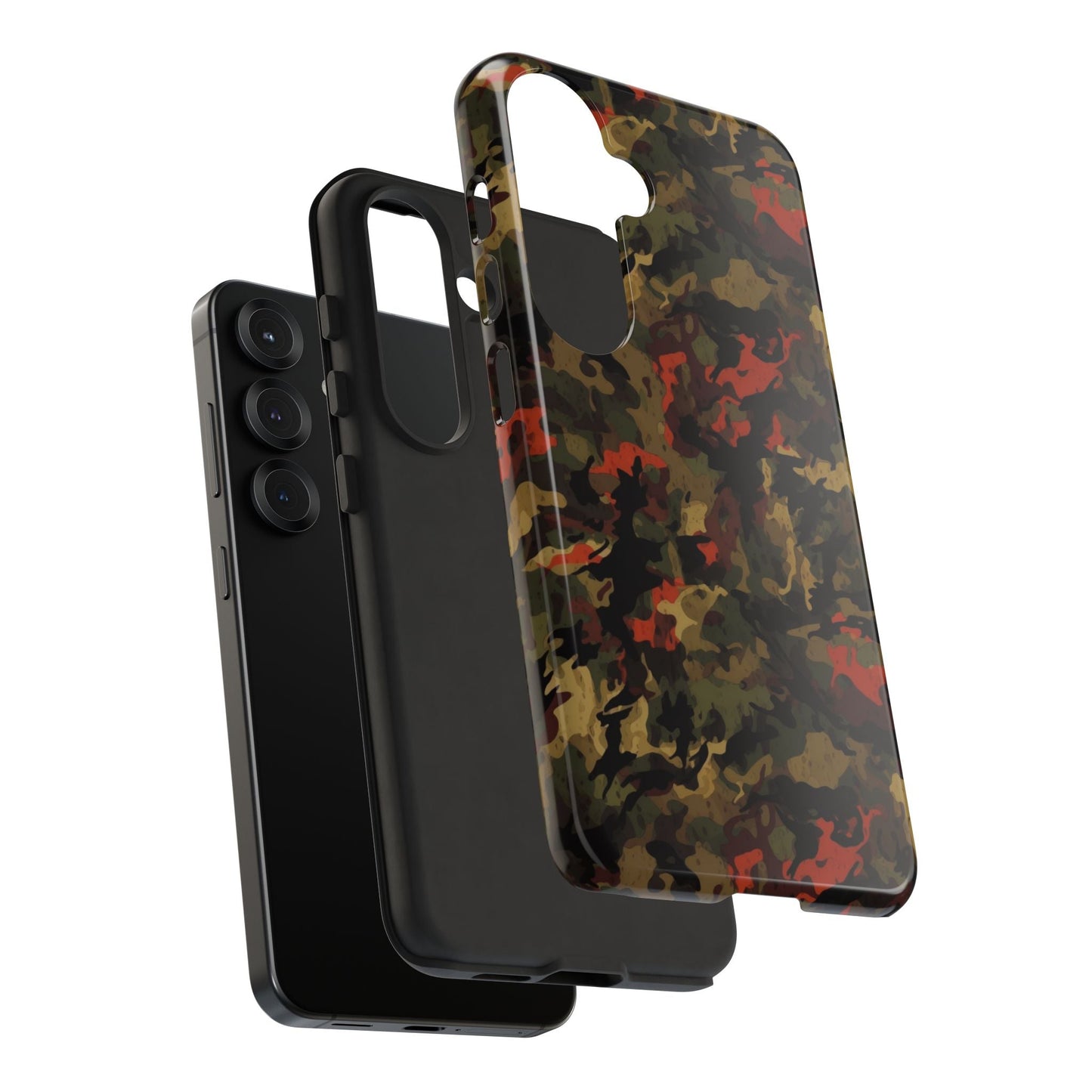 Red Woodland Camo Samsung Case - BOGO Cases