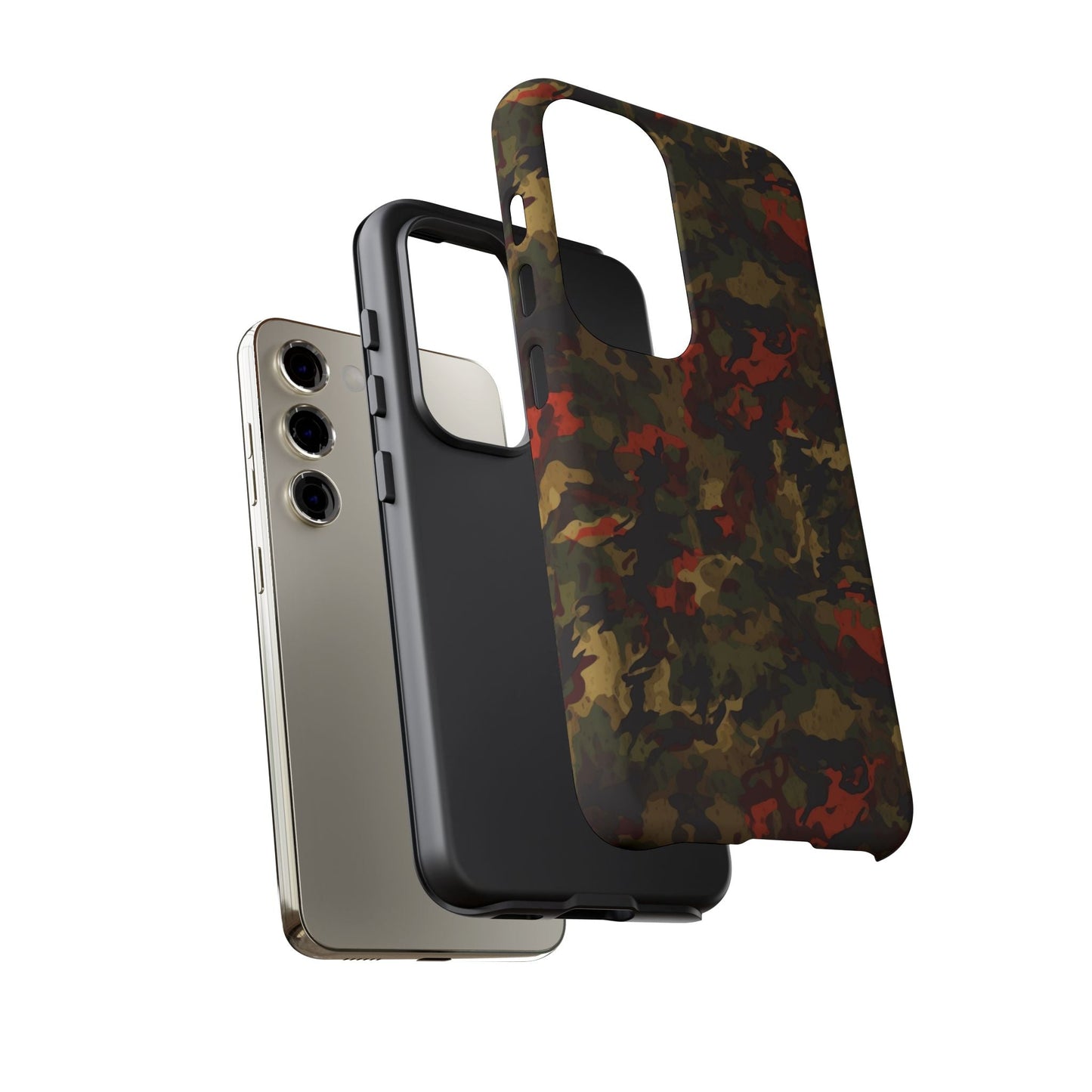 Red Woodland Camo Samsung Case - BOGO Cases