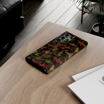 Red Woodland Camo Samsung Case - BOGO Cases