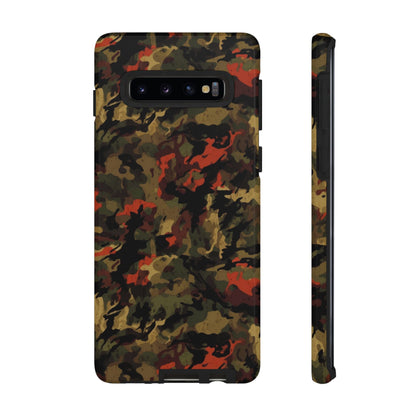 Red Woodland Camo Samsung Case - BOGO Cases