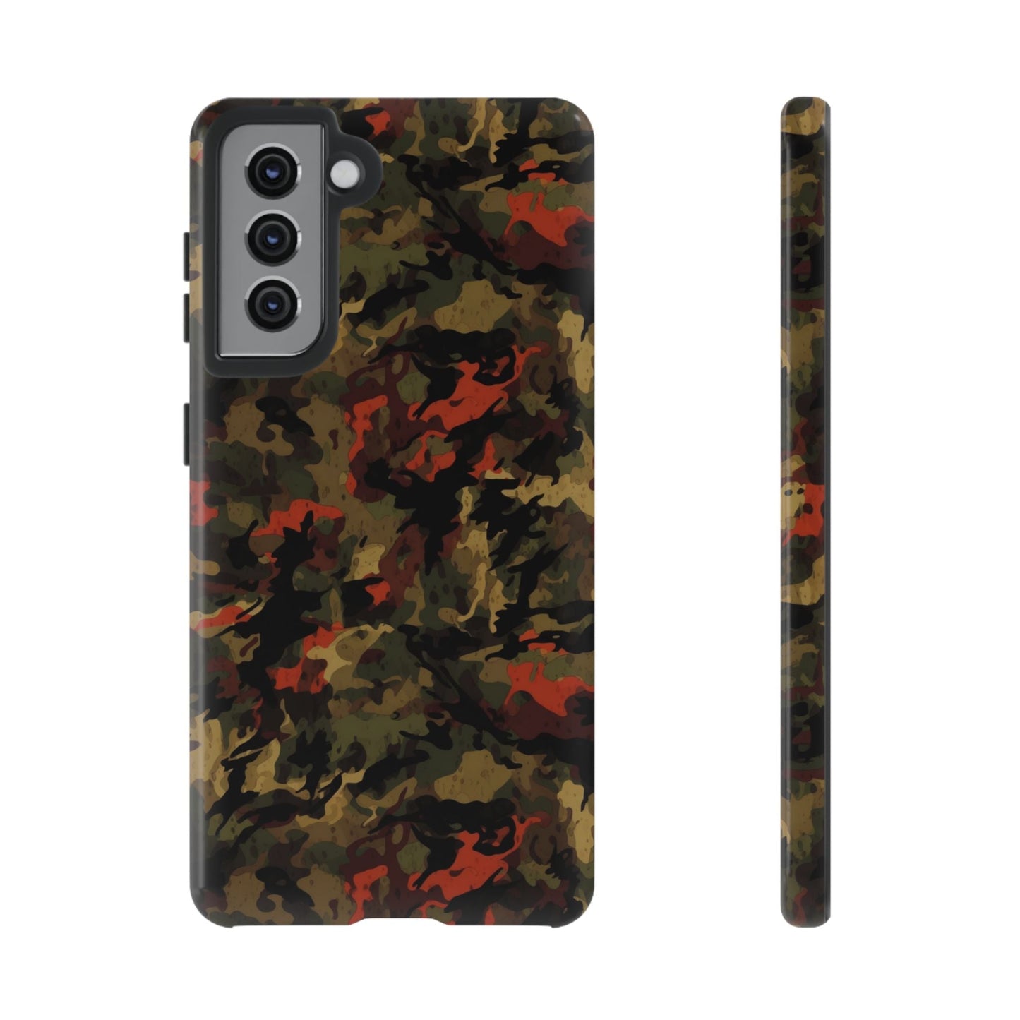 Red Woodland Camo Samsung Case - BOGO Cases