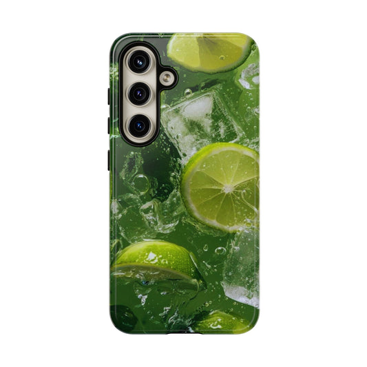 Refreshing Lime Splash Samsung Galaxy Case – Tough Protection, Vivid Dual - Layer Design - BOGO Cases