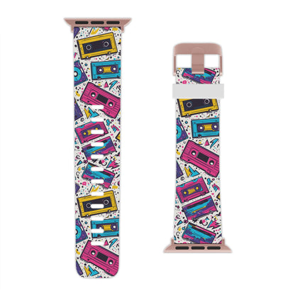 Retro Cassette Vibes Apple Watch Band - BOGO Cases