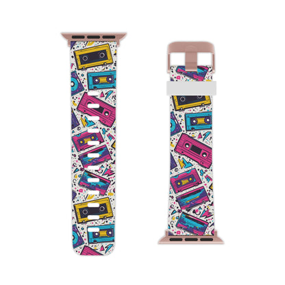 Retro Cassette Vibes Apple Watch Band - BOGO Cases