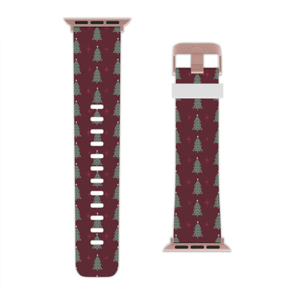  Retro Christmas Tree Pattern Apple Watch Band - BOGO Cases