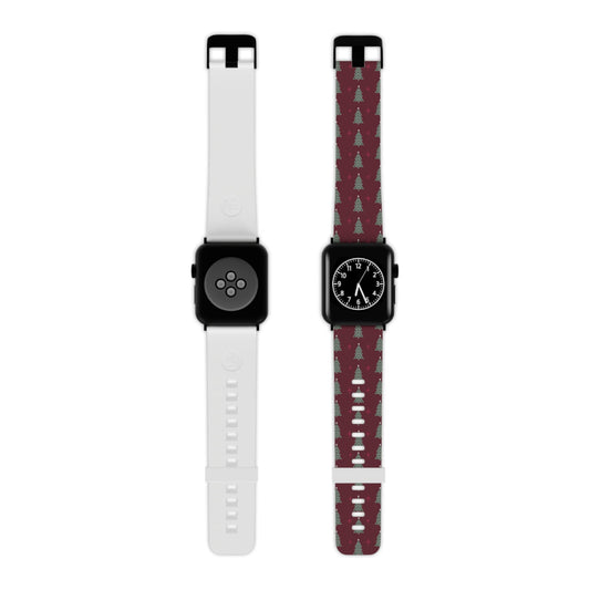 Retro Christmas Tree Pattern Apple Watch Band - BOGO Cases