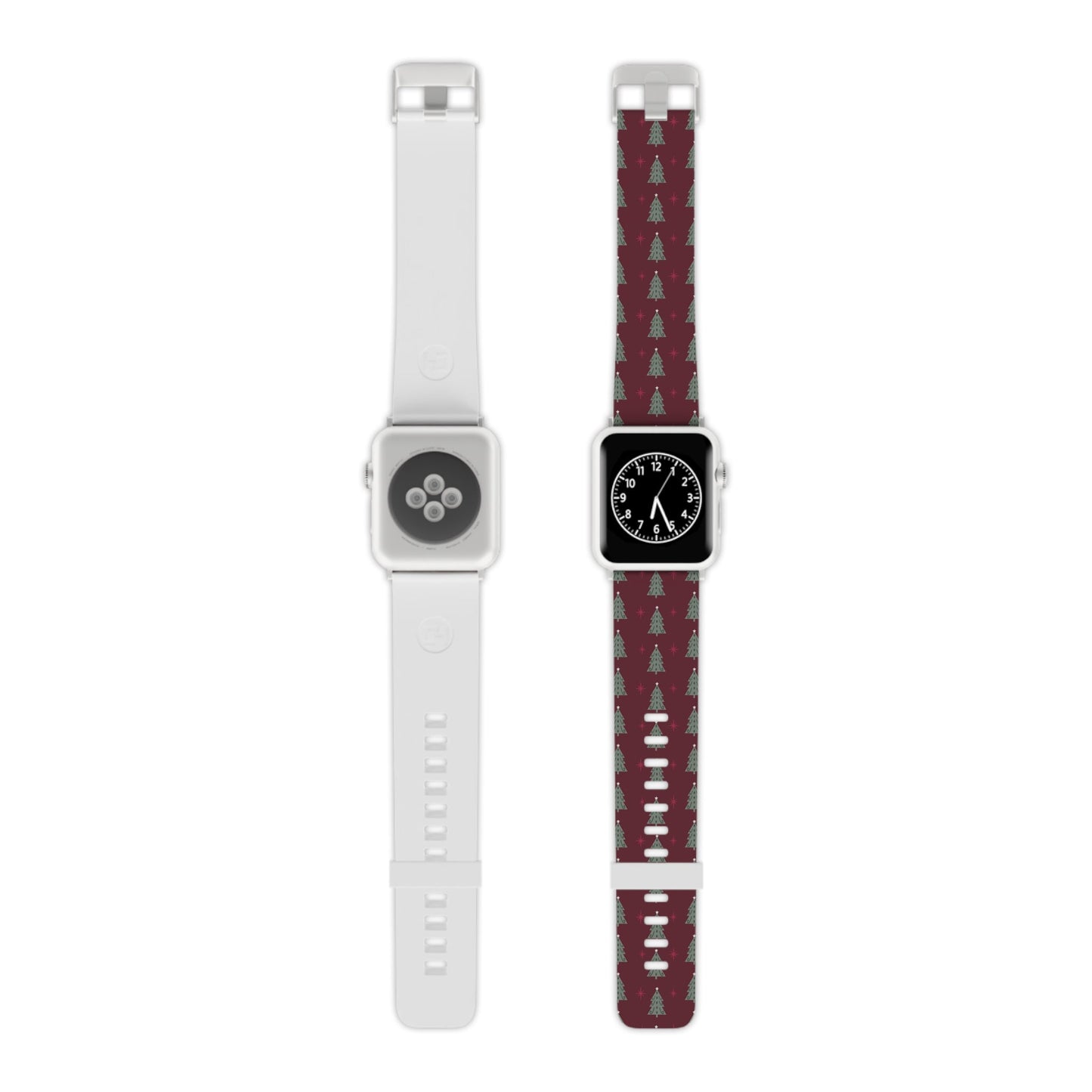  Retro Christmas Tree Pattern Apple Watch Band - BOGO Cases
