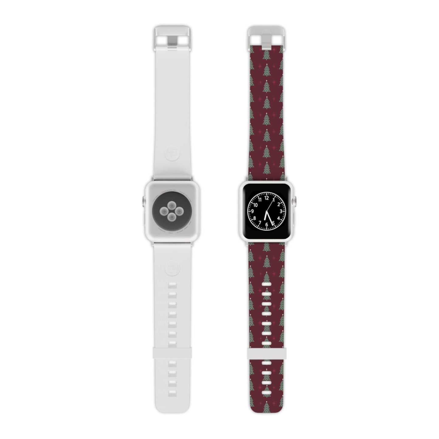  Retro Christmas Tree Pattern Apple Watch Band - BOGO Cases