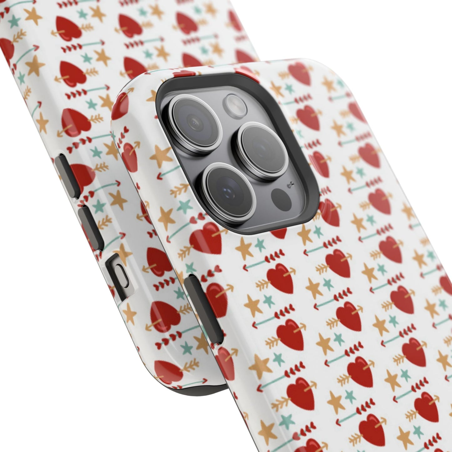 Retro Hearts and Stars - iPhone MagSafe Case - BOGO Cases