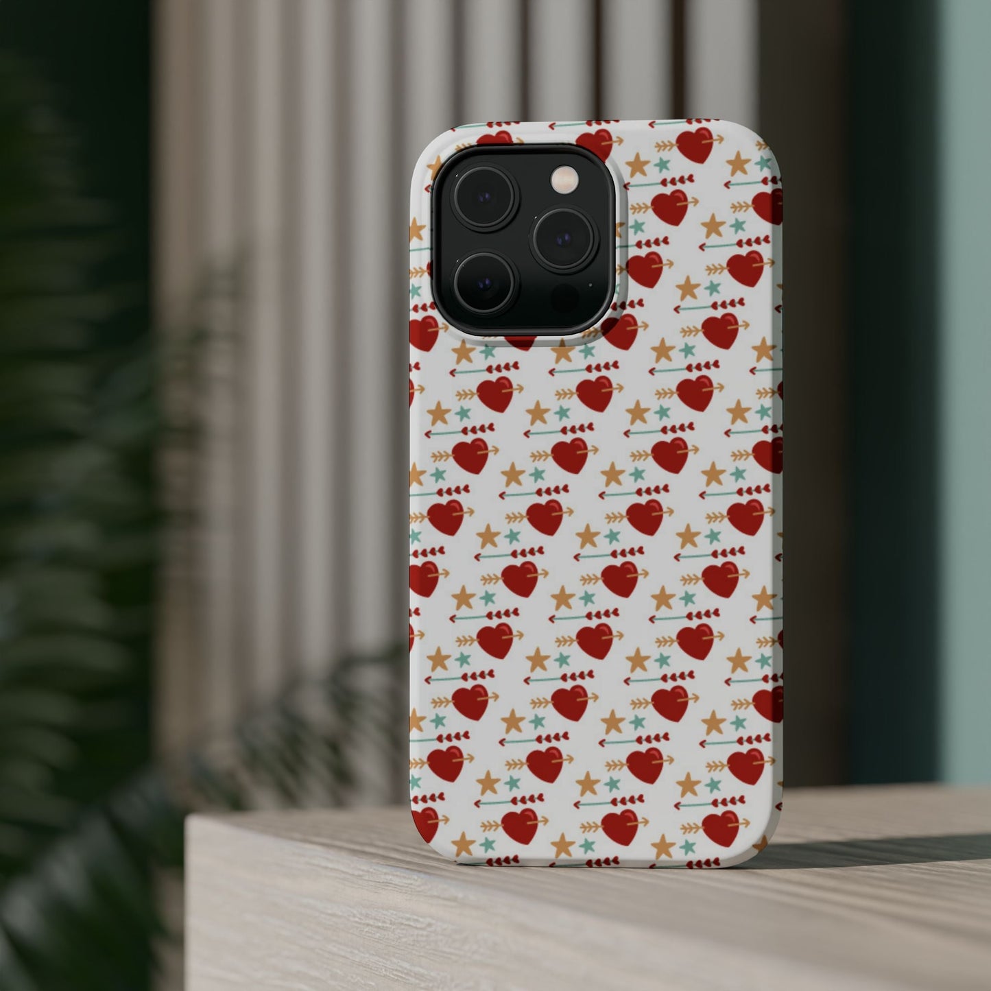 Retro Hearts and Stars - iPhone MagSafe Case - BOGO Cases