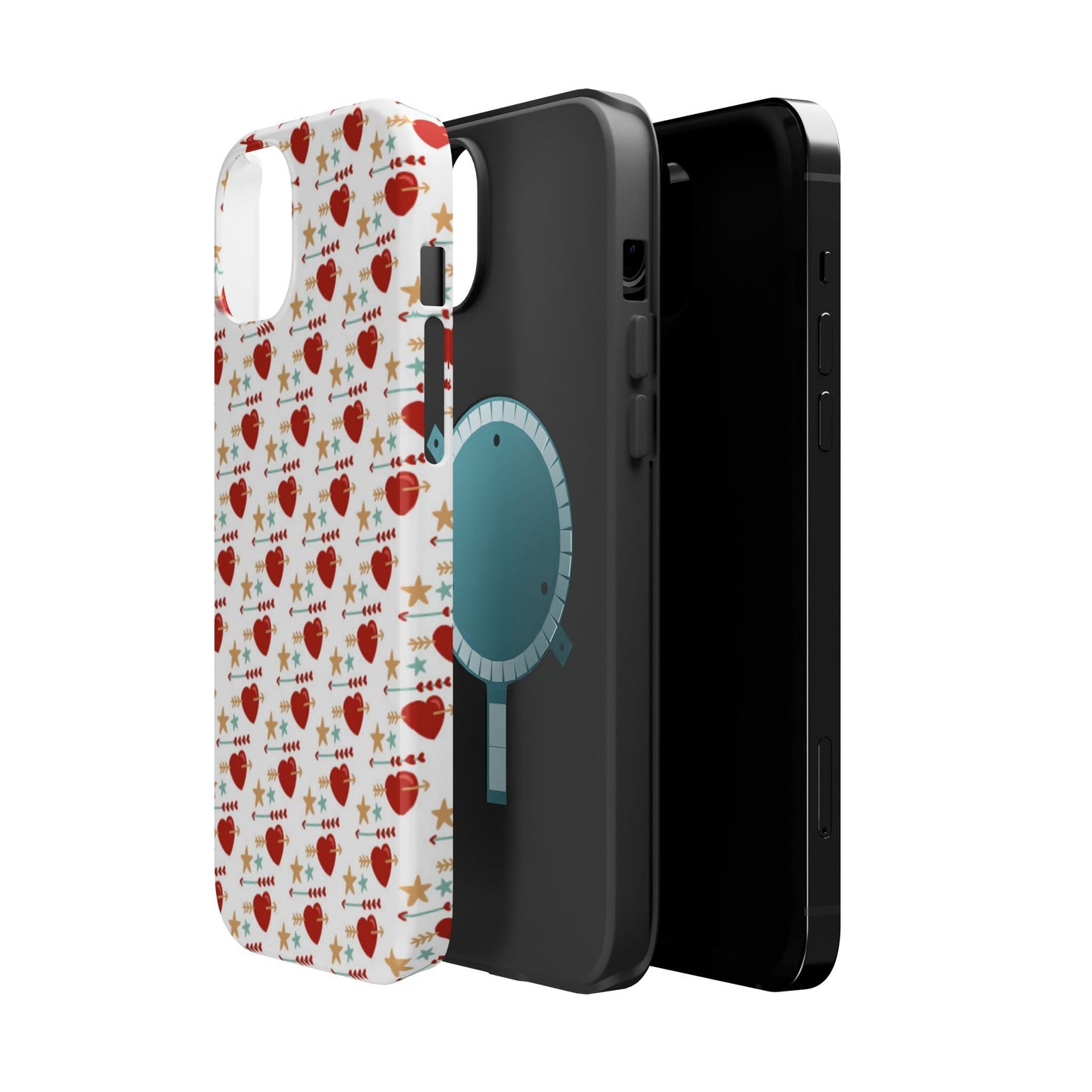 Retro Hearts and Stars - iPhone MagSafe Case - BOGO Cases