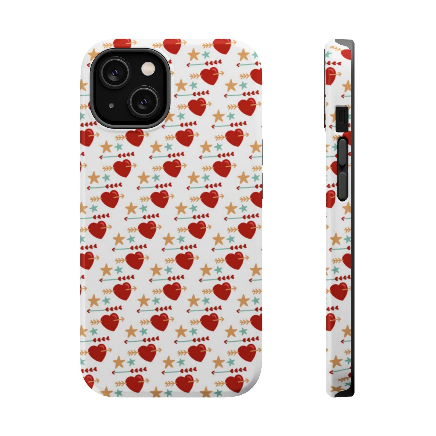 Retro Hearts and Stars - iPhone MagSafe Case - BOGO Cases