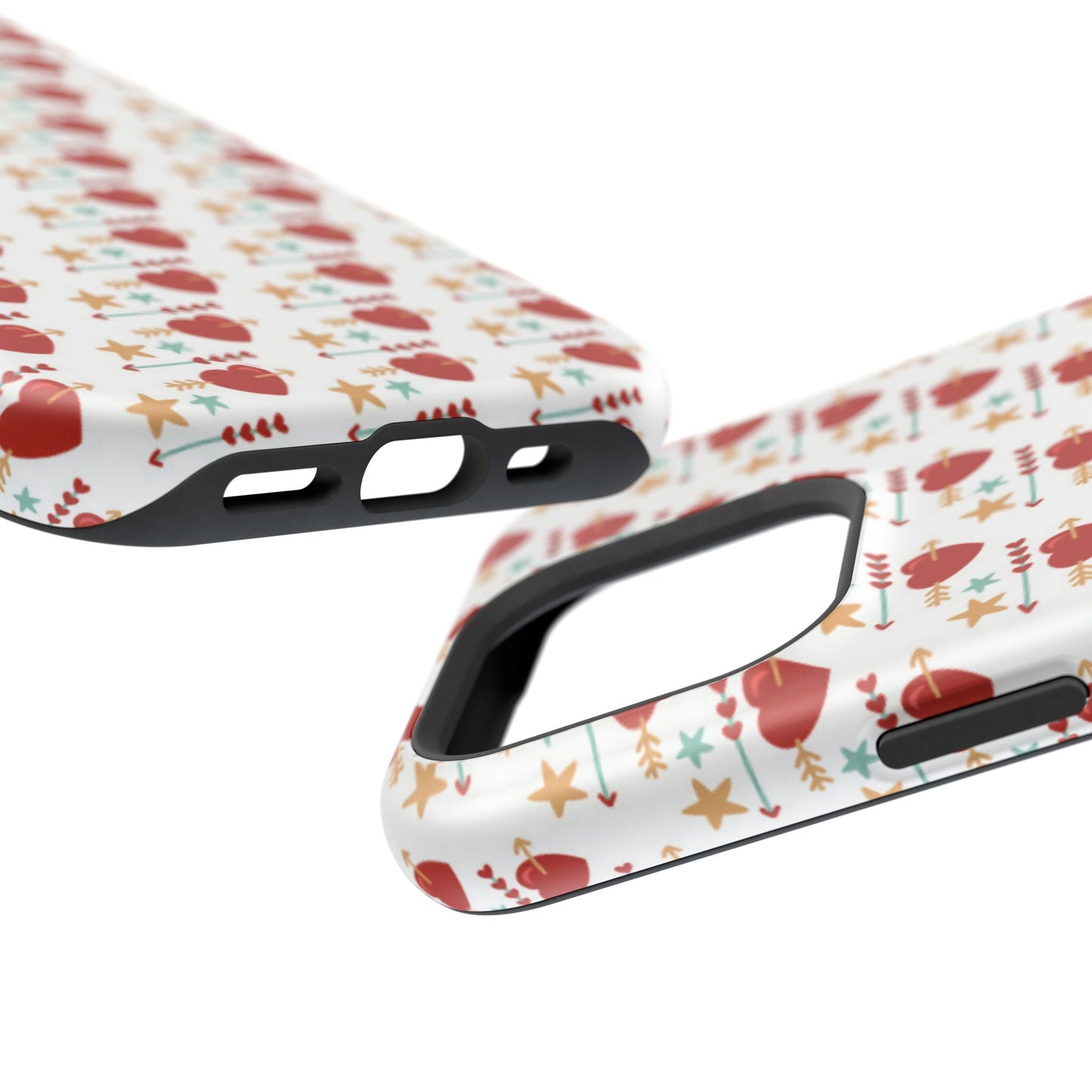Retro Hearts and Stars - iPhone MagSafe Case - BOGO Cases