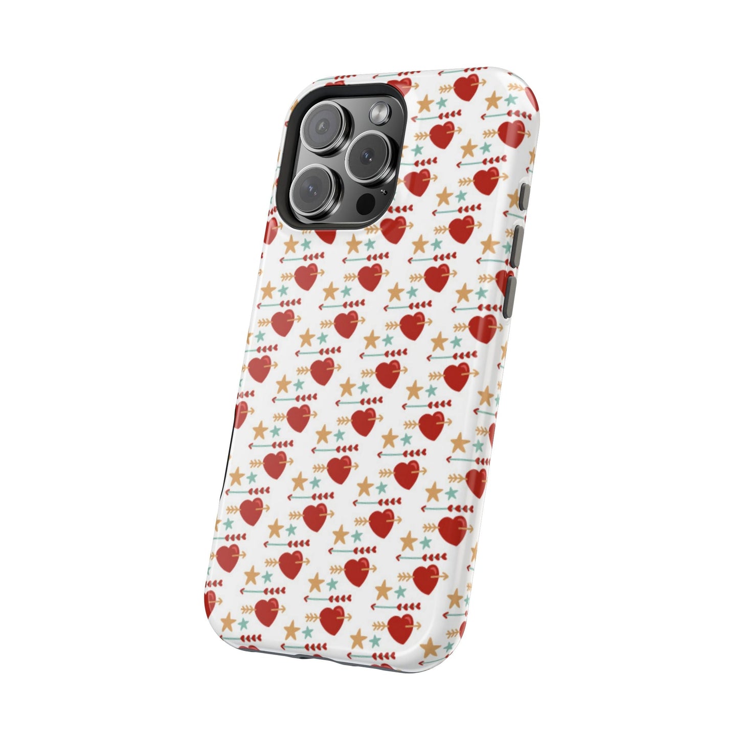 Retro Hearts and Stars - iPhone MagSafe Case - BOGO Cases