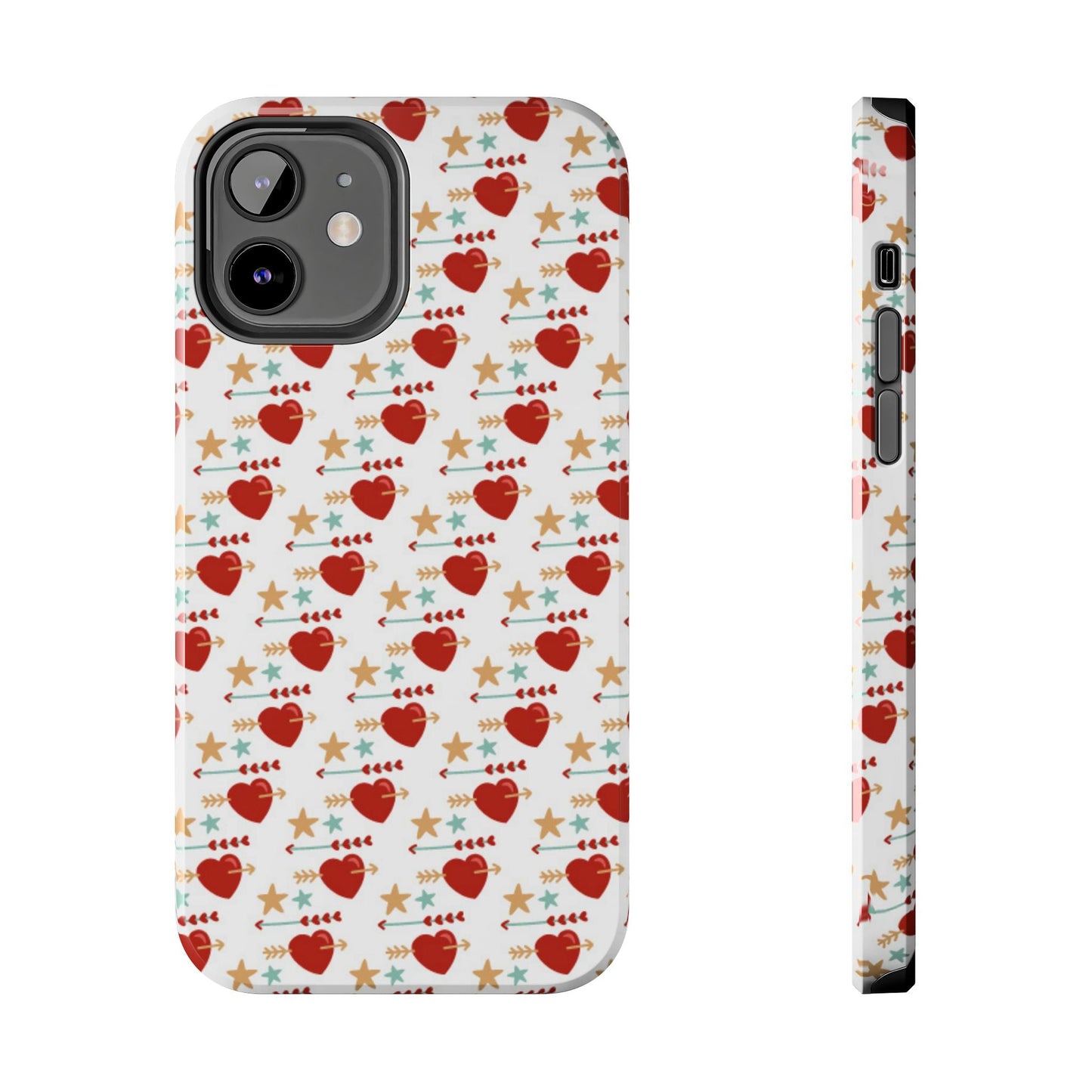 Retro Hearts and Stars - iPhone Series Case - BOGO Cases