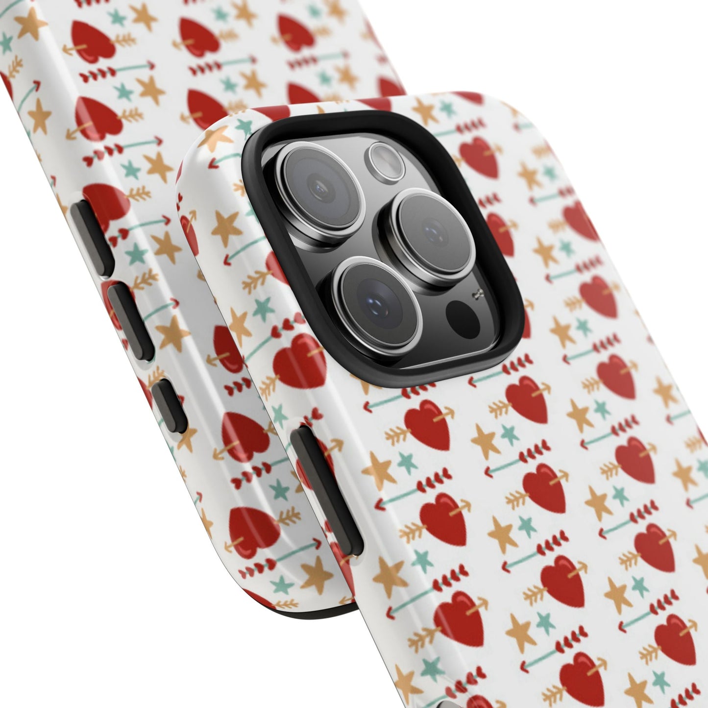 Retro Hearts and Stars - iPhone Series Case - BOGO Cases