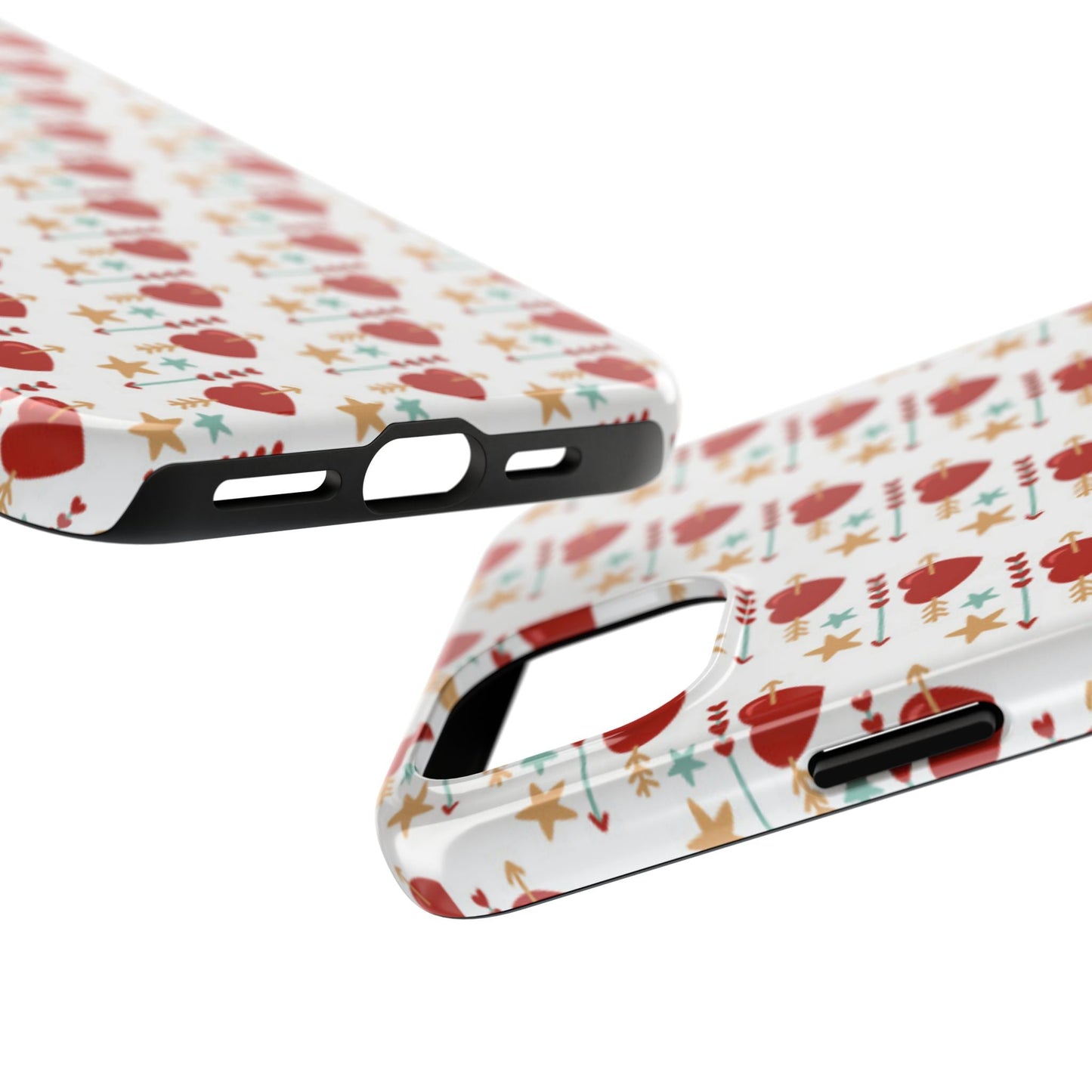 Retro Hearts and Stars - iPhone Series Case - BOGO Cases