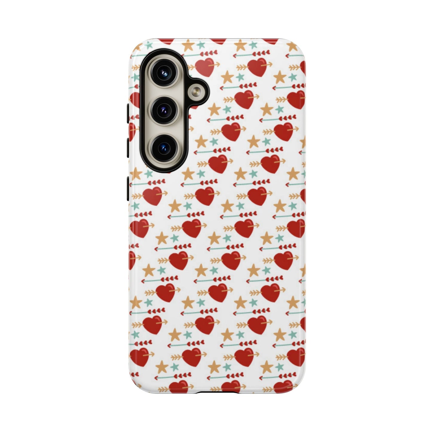 Retro Hearts and Stars - Samsung Galaxy Case - BOGO Cases