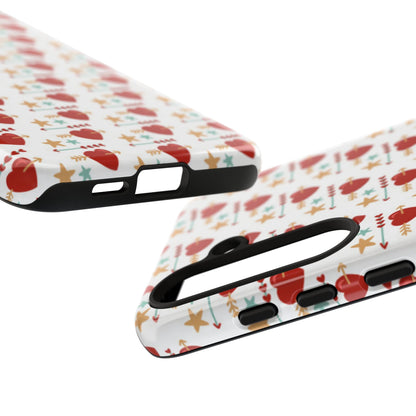 Retro Hearts and Stars - Samsung Galaxy Case - BOGO Cases